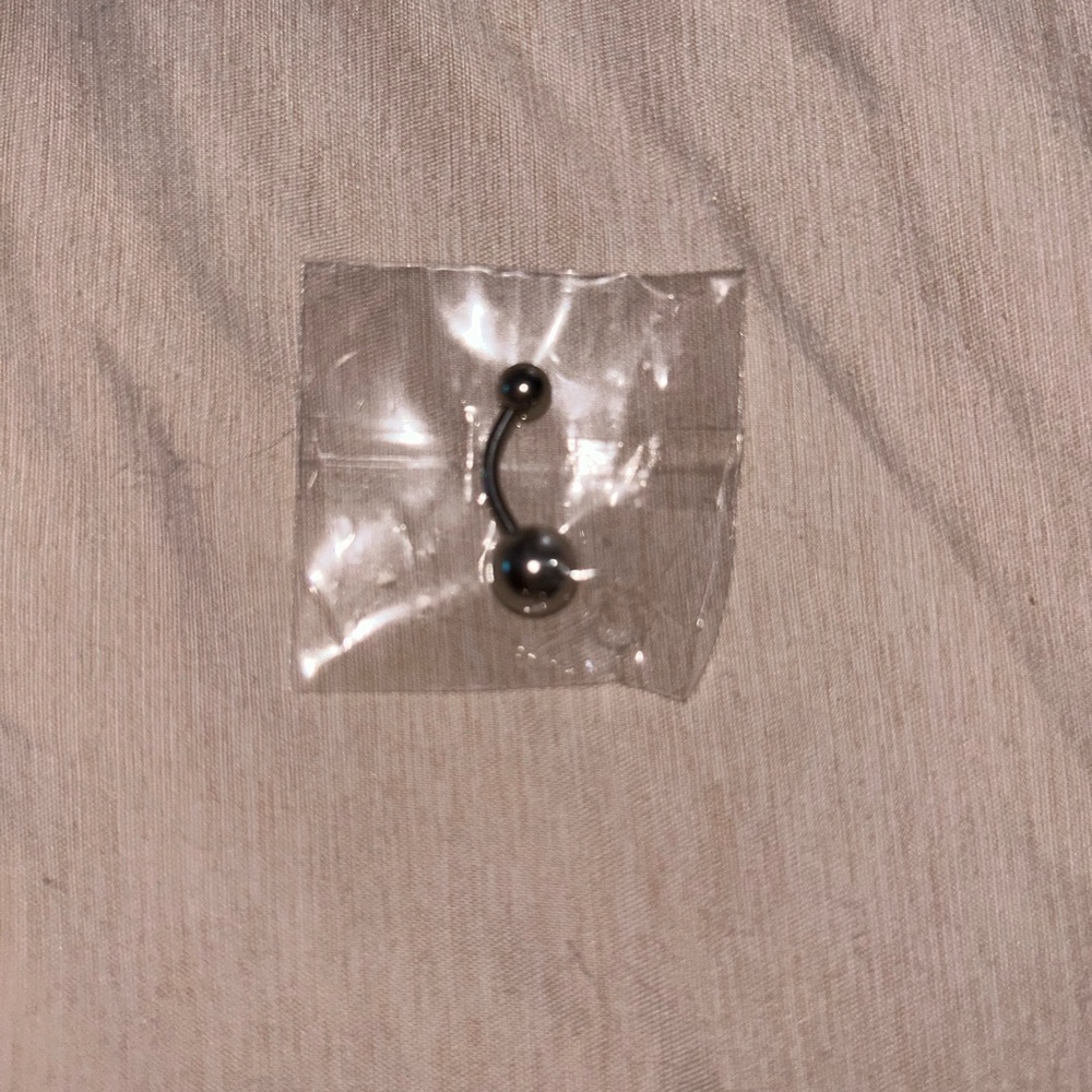 Silver Belly Button Ring